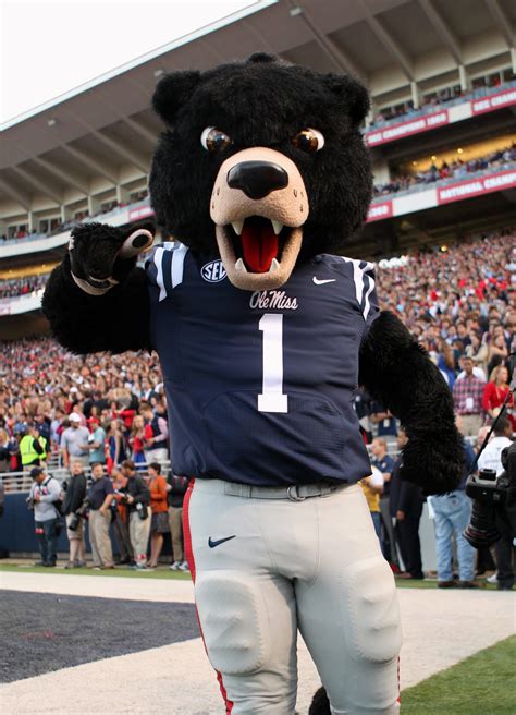 The Black Bear Mascot: Inspiring Pride and Loyalty among Ole Miss Fans